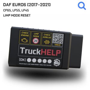 DAF EURO 6 CF65, LF45, LF55 [2017 – 2021] </br> Limp mode reset
